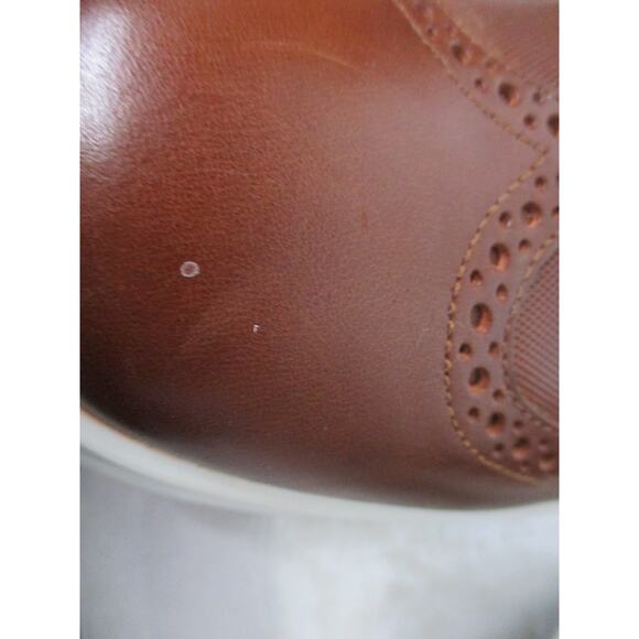 USED ECCO Men\'s Lite Hybrid Leather Brogue Shoe, Brown-Size 11-11.5 main image 4